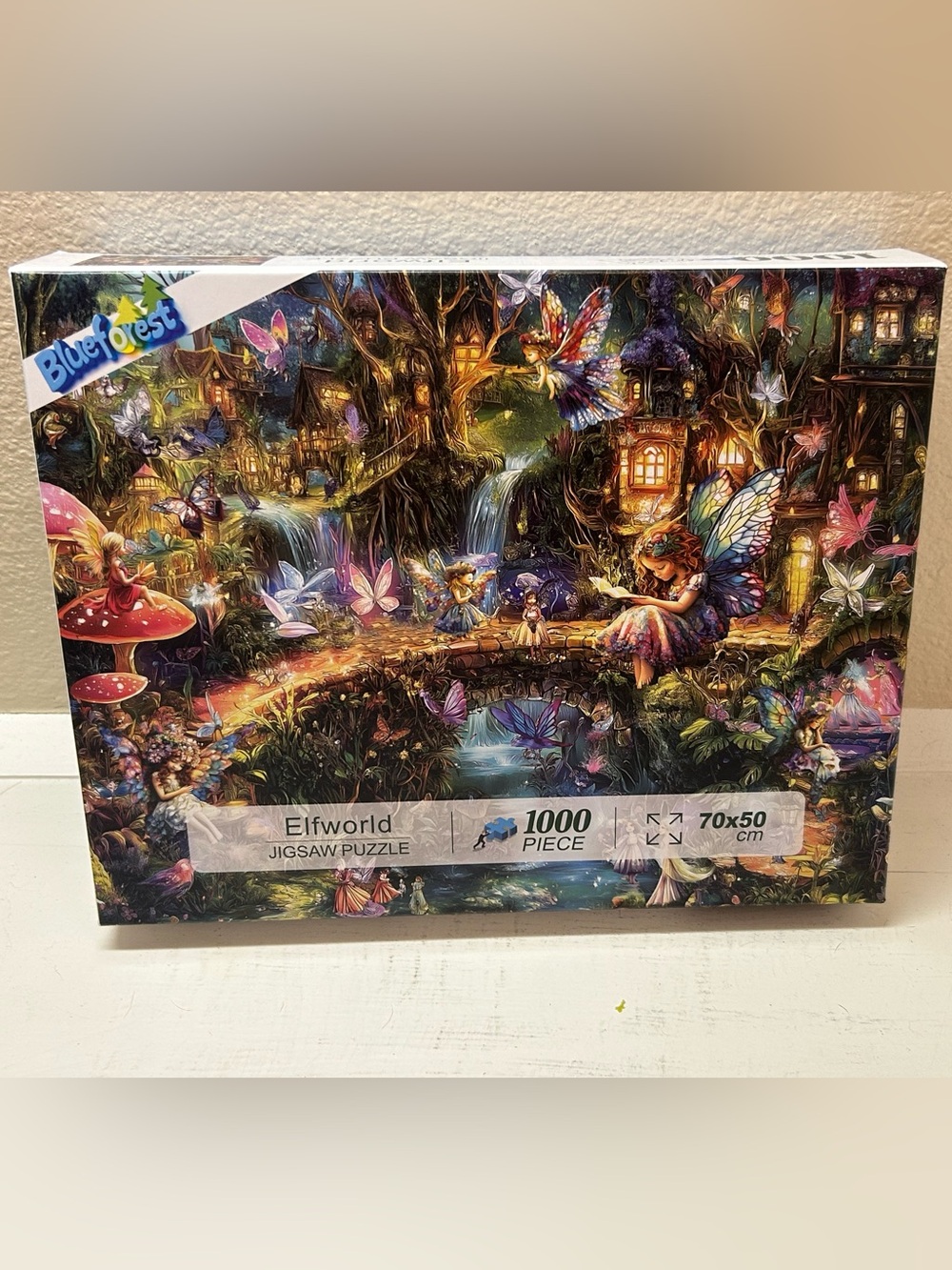 Elfworld Fairy Jigsaw Puzzle - Colorful Fantasy Scene